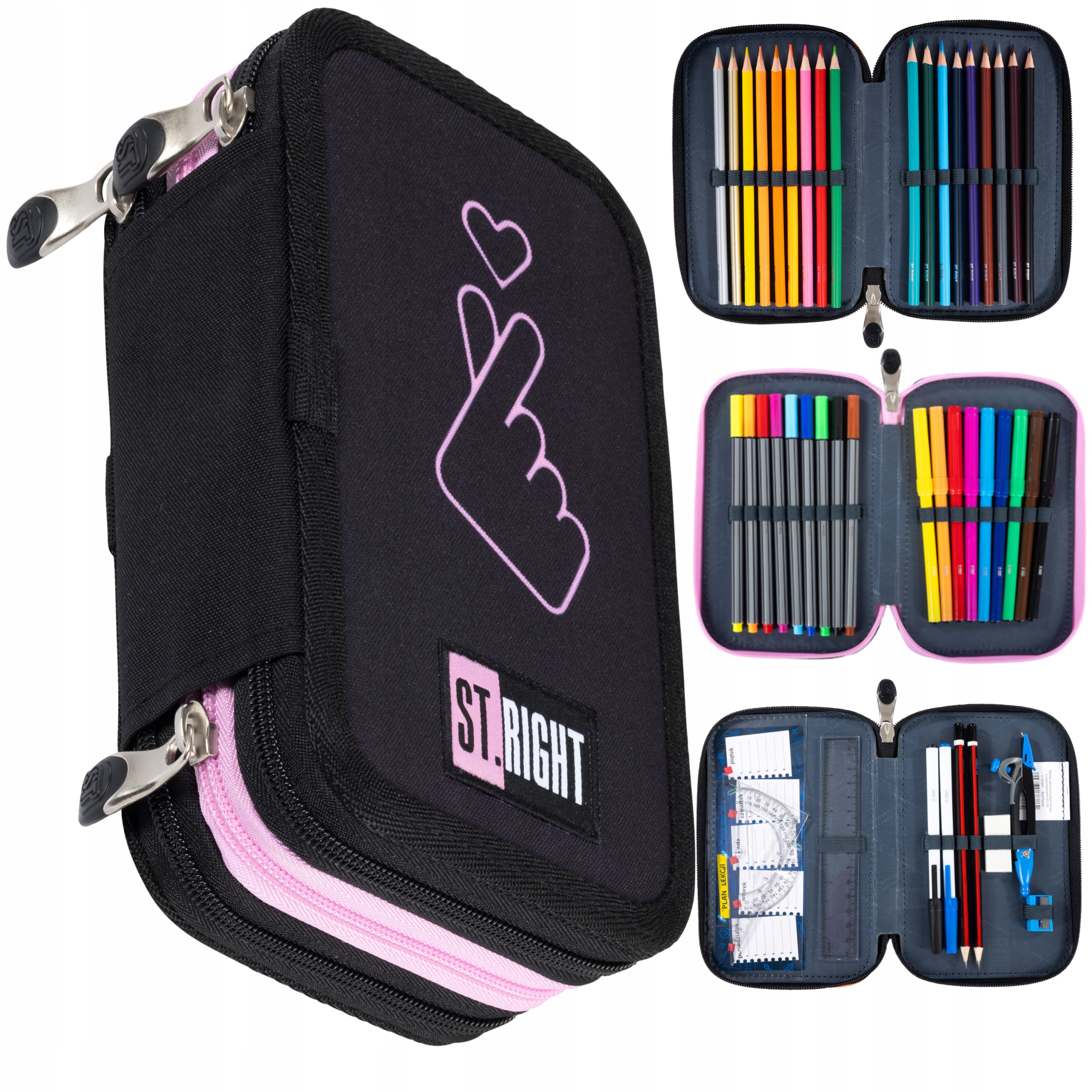 PIÓRNIK POTRÓJNY Z WYPOSAŻENIEM K-POP LOVER ST. MAJEWSKI