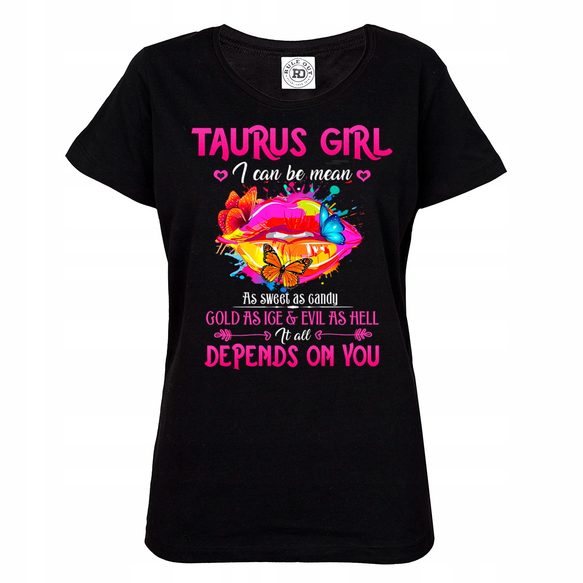 

Damska Koszulka Na Urodziny Taurus Girl Zodiak Byk