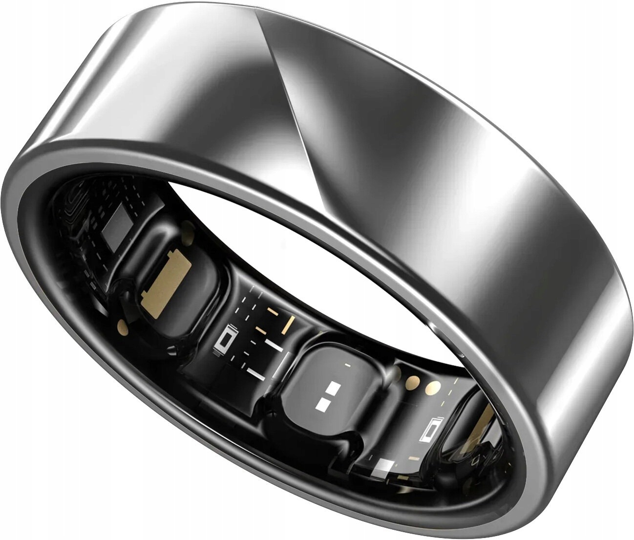 Smartring Luna Ring 2.0 Stardust Silver Inteligentný Prsteň Veľkosť 12