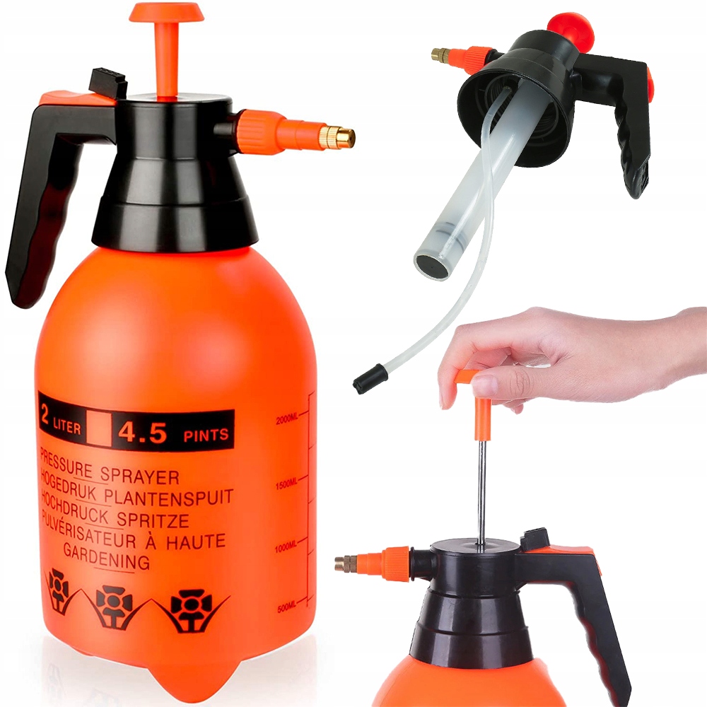 OPRYSKIWACZ CIŚNIENIOWY PIANOWNICA SPRYSKIWACZ RĘCZNY OGRODOWY SAMOCHODOWY