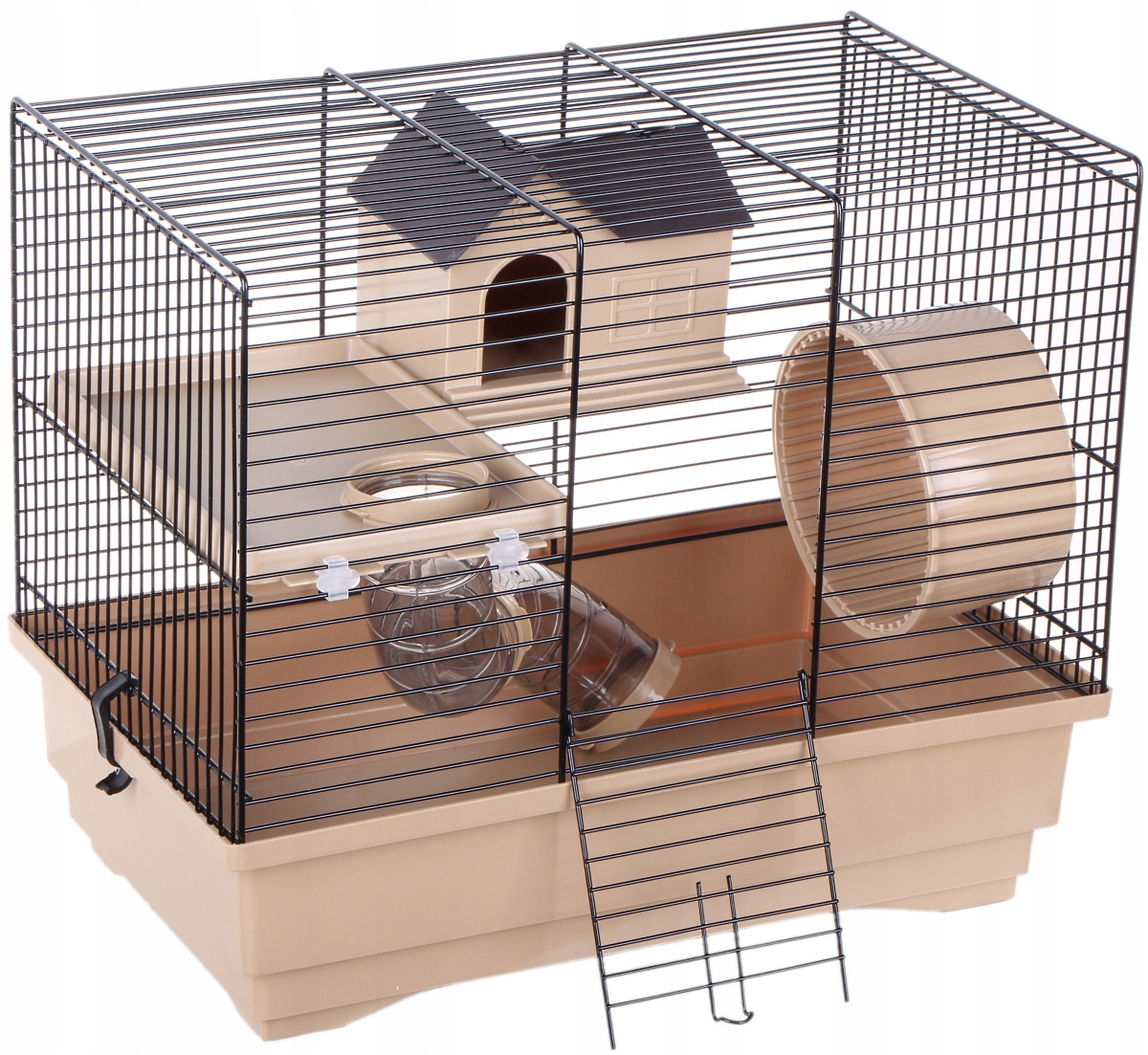 Klatka dla Chomika myszy Gryzoni z Domkiem kołowrotkiem Tunelami