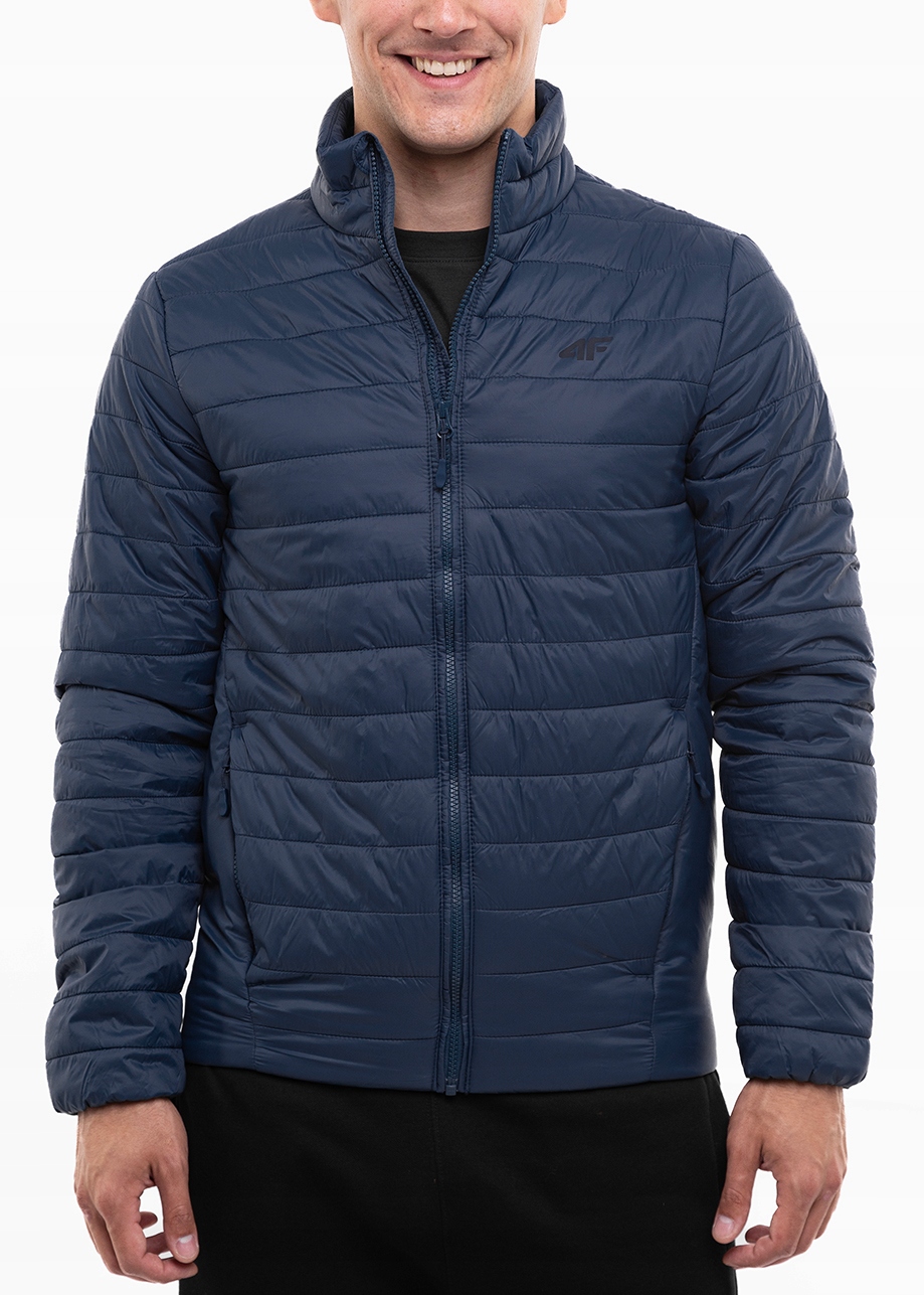 Pánská bunda 4F Přechodová Péřová Prošívaná Lehká Pohodlná Sportovní vel. S
