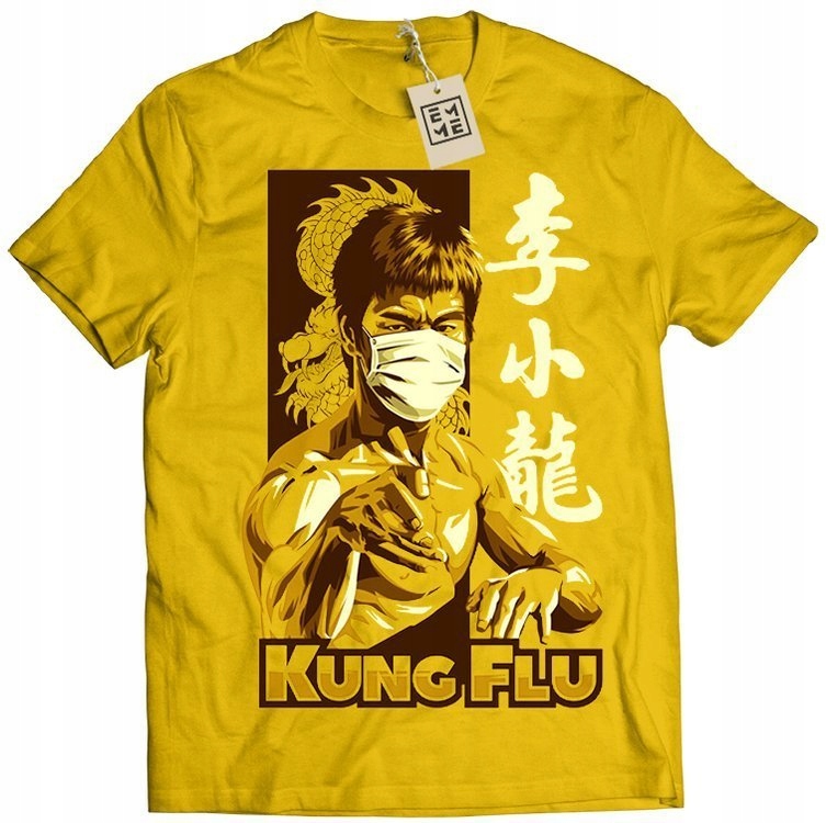 

Koszulka Karate Bruce Lee Kwarantanna Wirus M
