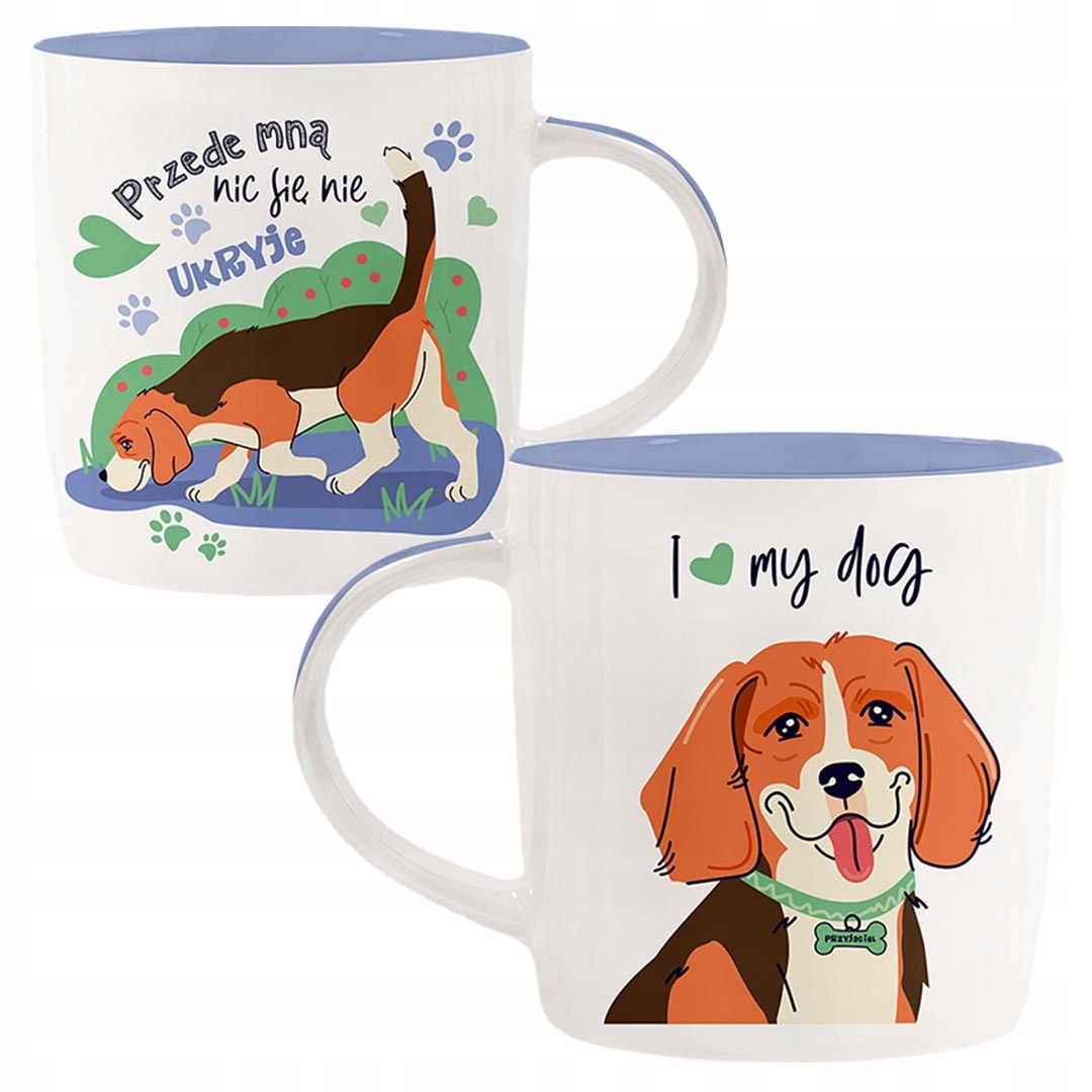 Kubek pupilem pies Beagle Upominek gadżet dla miłośnika psów