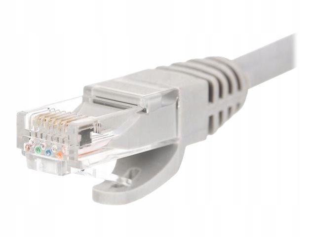 Netrack BZPAT56 Netrack patchcord RJ45, osłonka zalewana, kat. 6 Utp, 5m