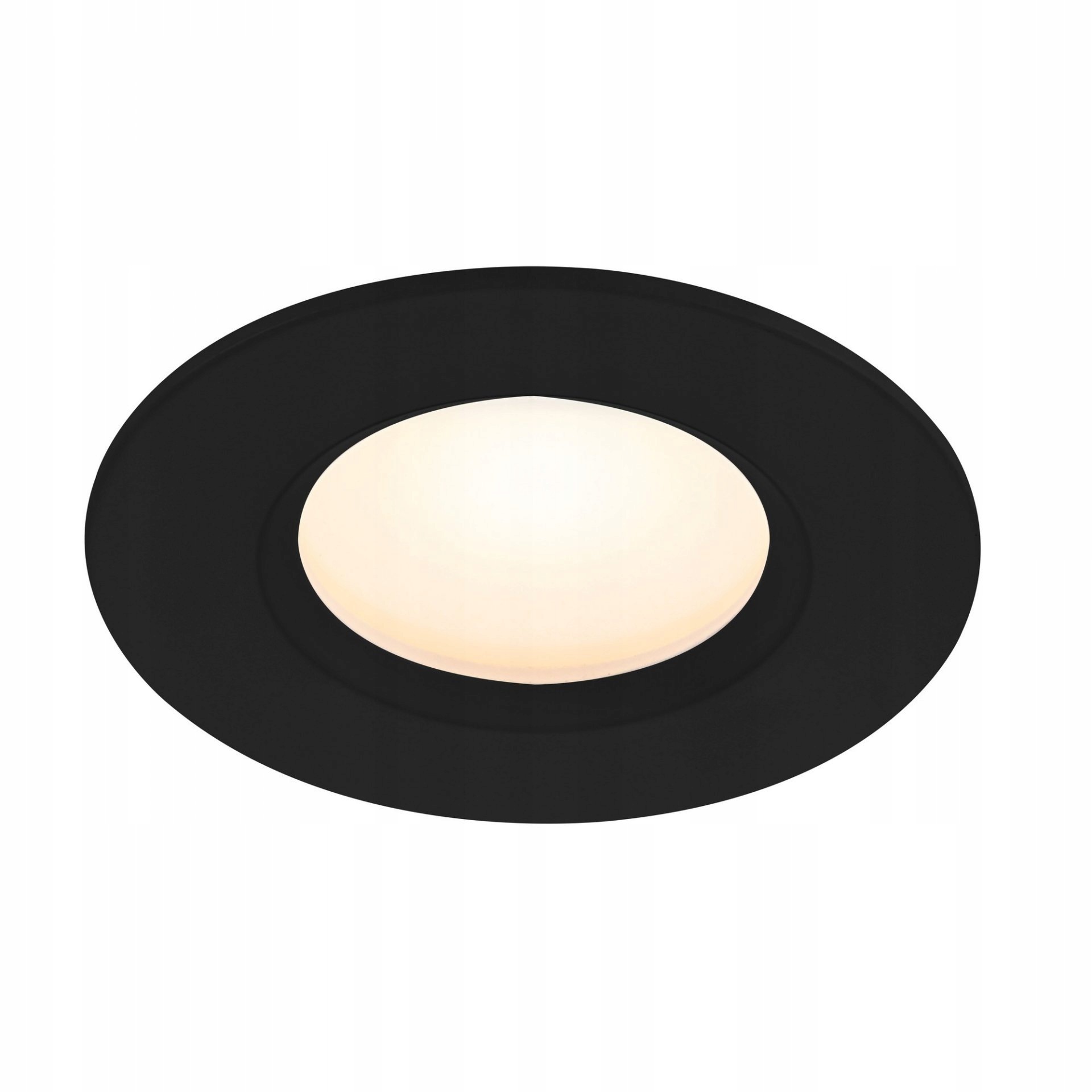 Stropní zapuštěná lampa Kulaté Stropní Svítidlo Černá Led Tiaki 6.5W IP65 Cct Nordlux
