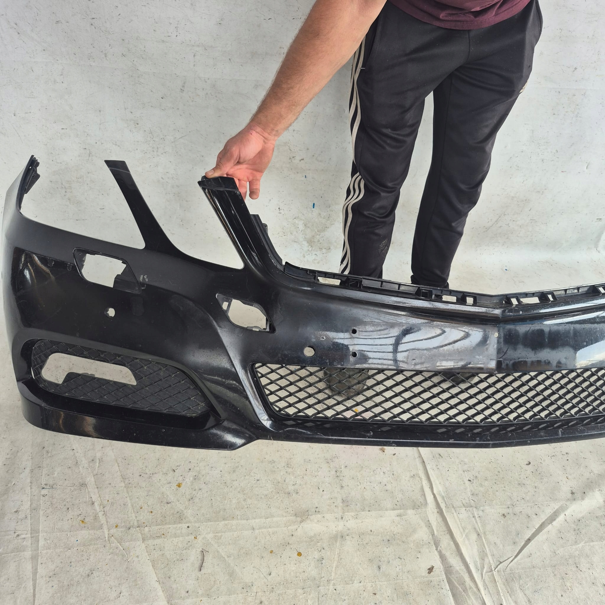 MERCEDES E-KLASA W212 AVANTGARDE 09-13 bumper front front washer PDC