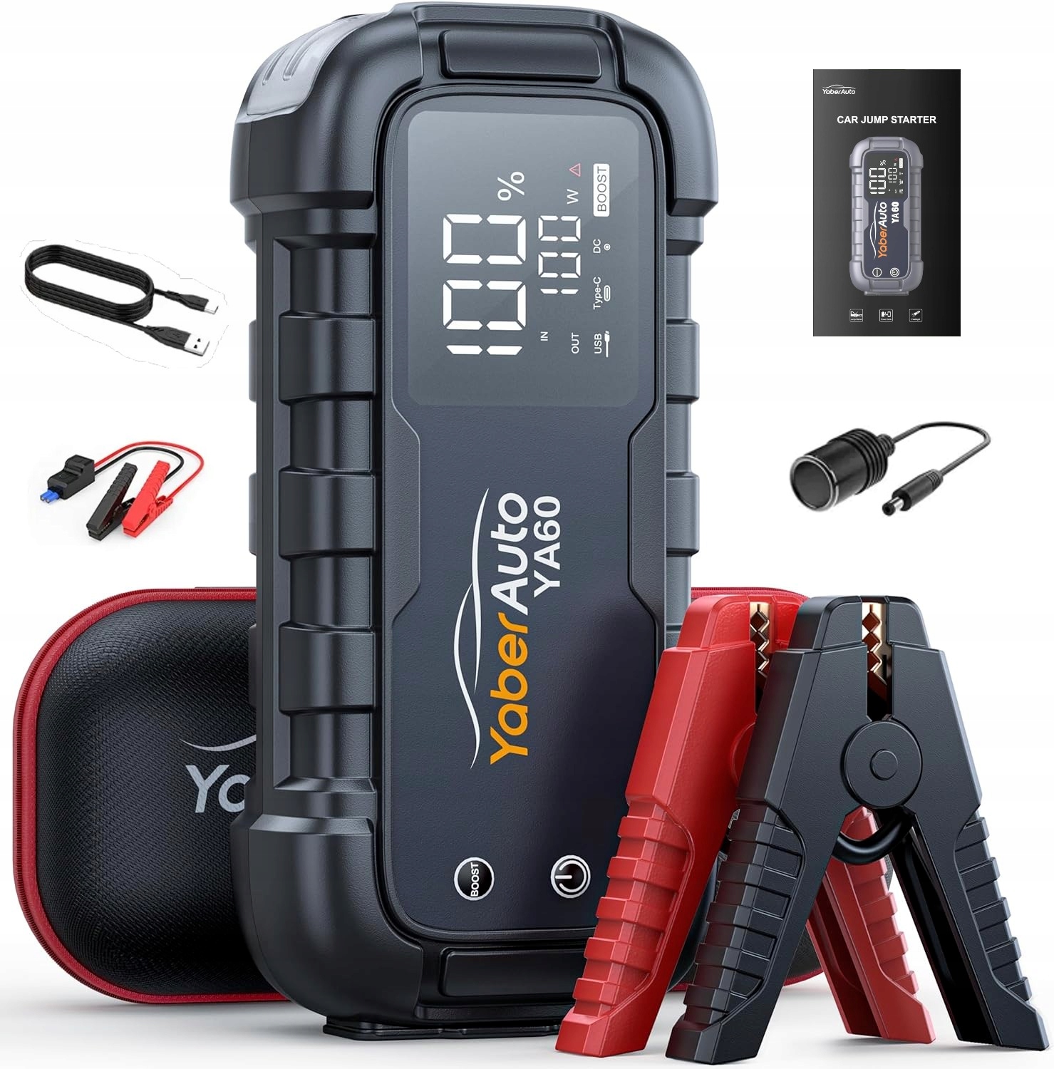 Ultra Silné Spustenie Štartovacieho Zariadenia Booster Powerbank 6000A