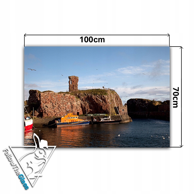 płytki ścienne hartowane kuchnia 100x70 morze Typ dekor