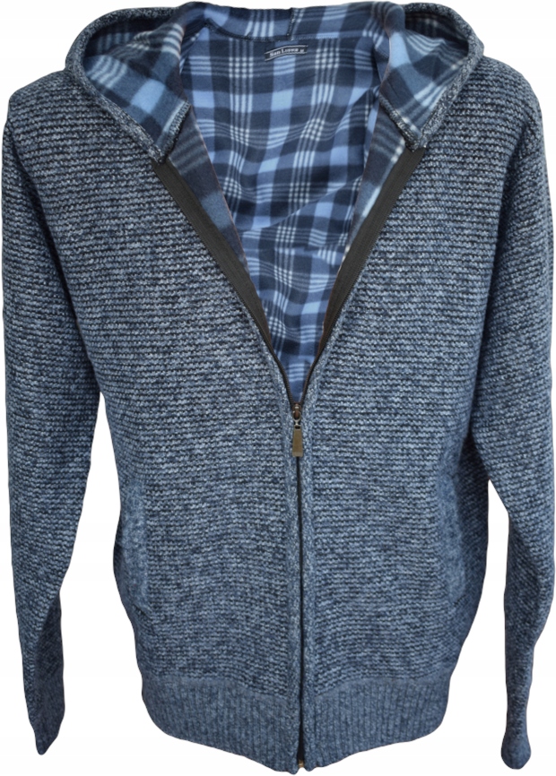 

03 033 Ciepła Bluza Na Polarze Niebieska roz. XXXL