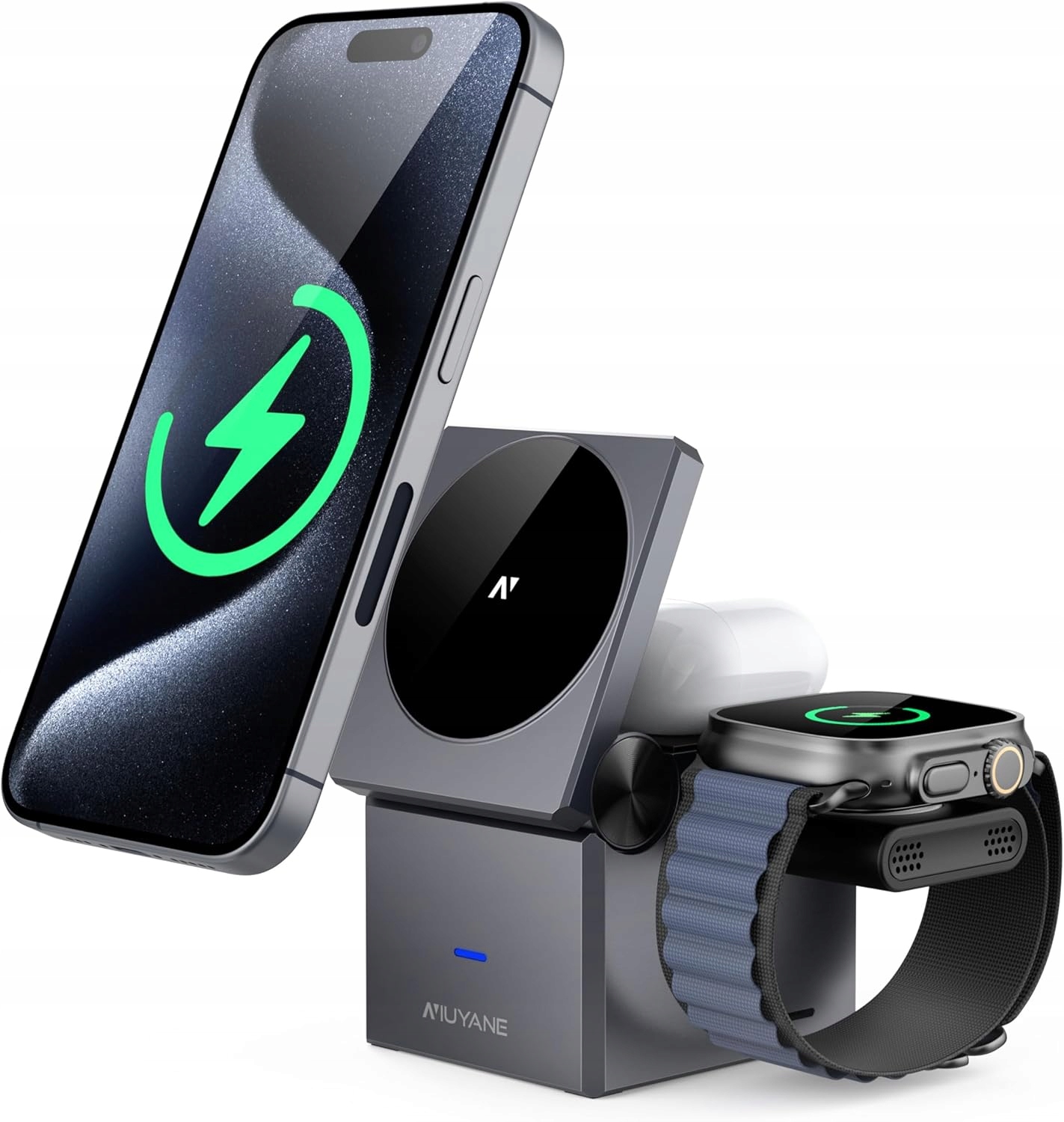 Ładowarka Bezprzewodowa Niuyane MagSafe 3w1 iPhone Watch