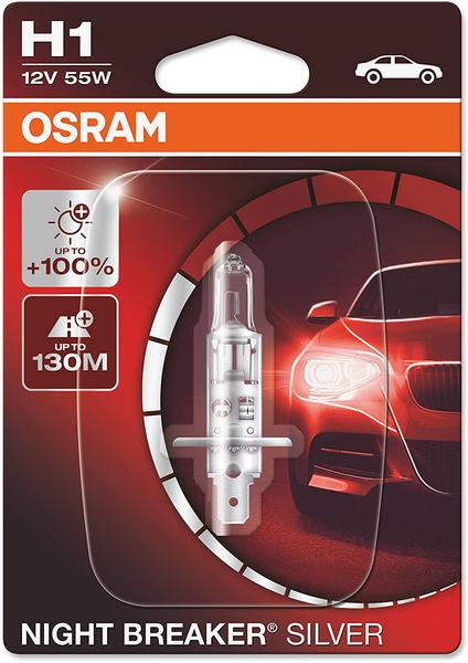 

Osram Night Breaker Silver +100% H1 12V Blister