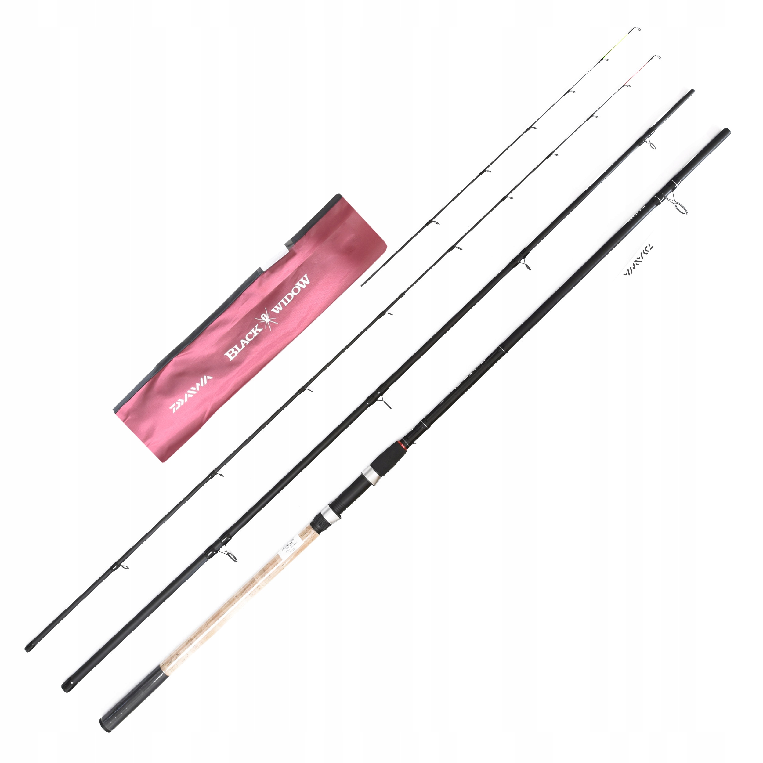 Wędka feederowa Daiwa Black Widow Feeder 3.60m -120g 2 szczytówki quiver