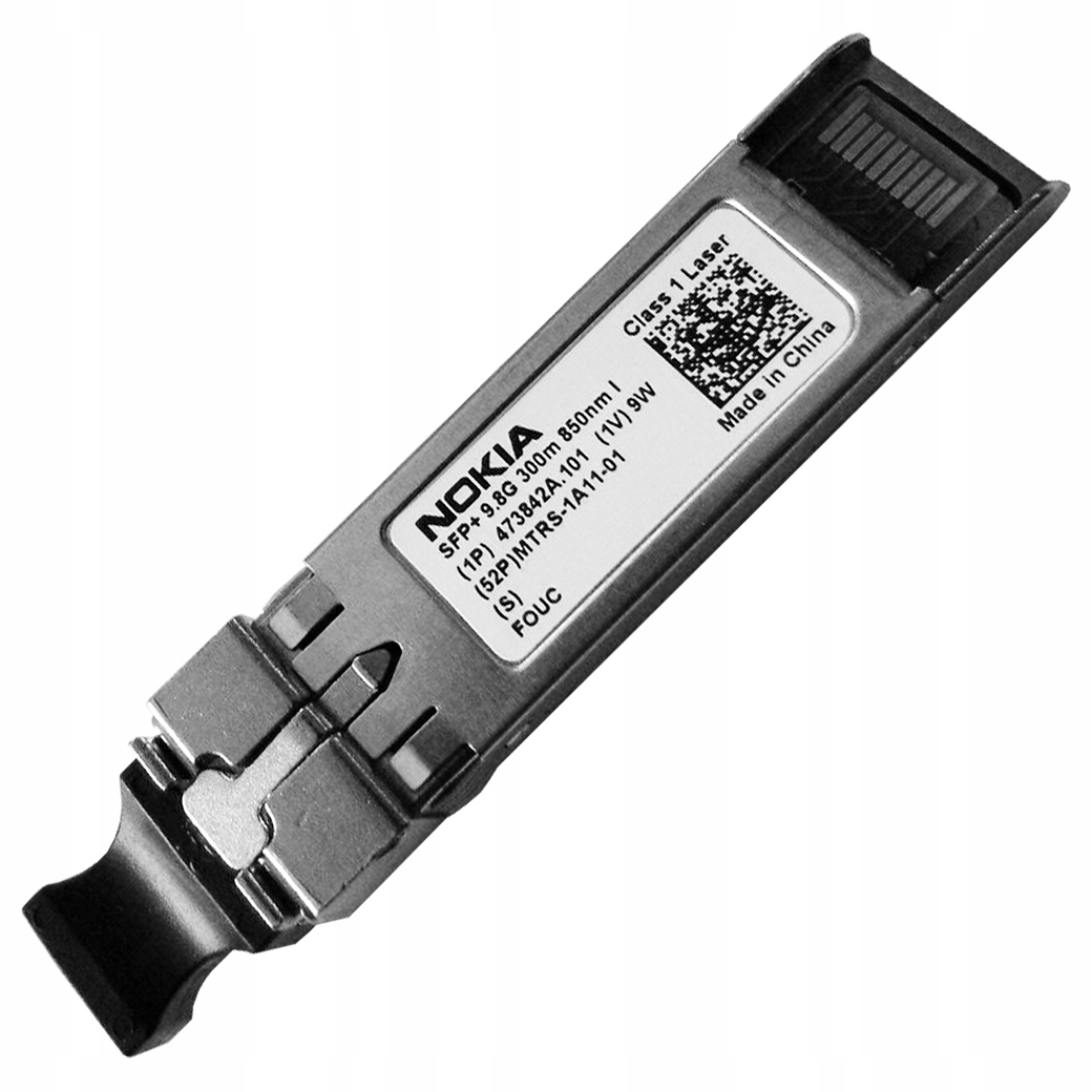 WKŁADKA ŚWIATŁOWODOWA NOKIA 472580A.101 6.1Gb 1310 NM MODUŁ SFP+ ETHERNET