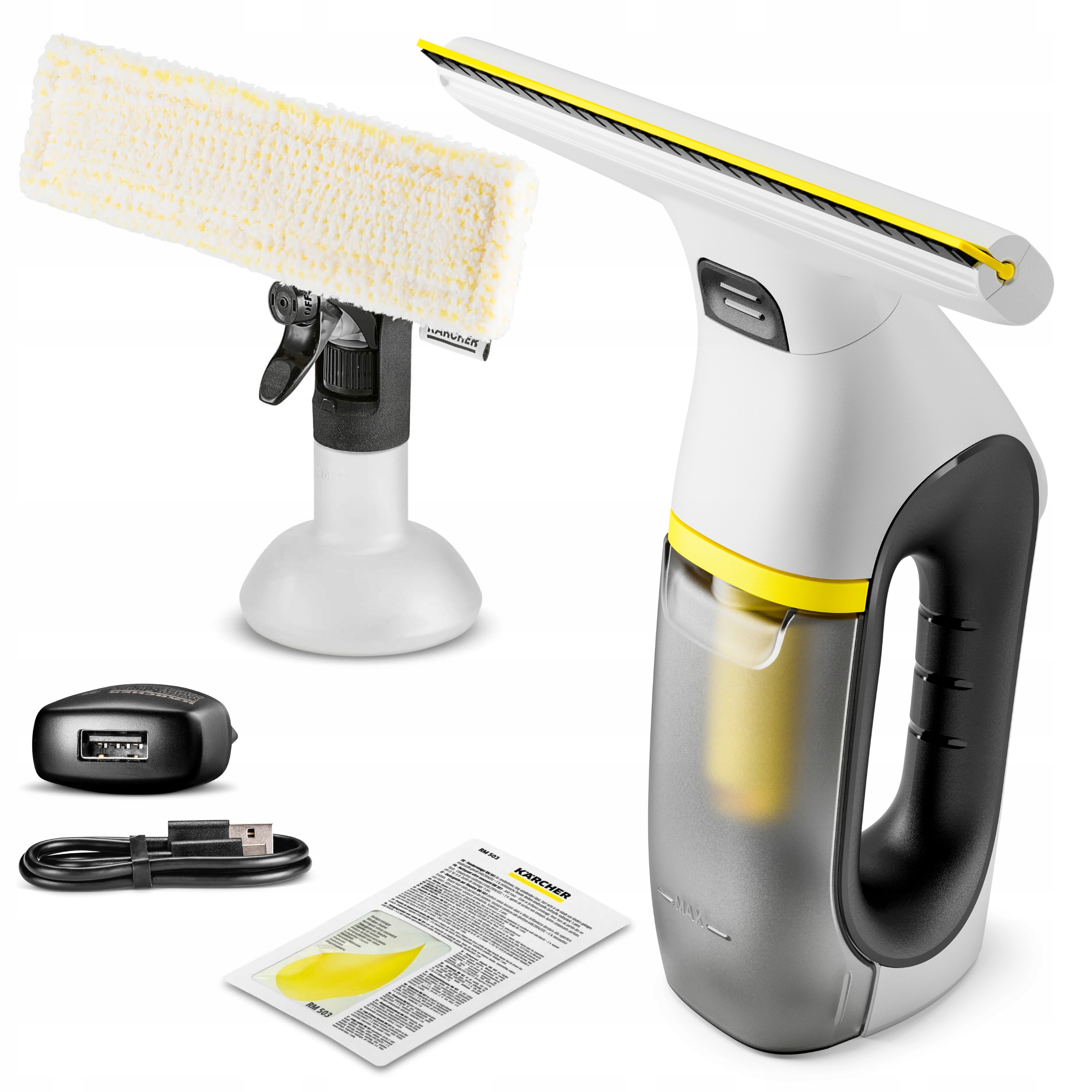 Myjka do okien Karcher Wv 2 Universal z padem i spryskiwaczem 28 cm 35 min