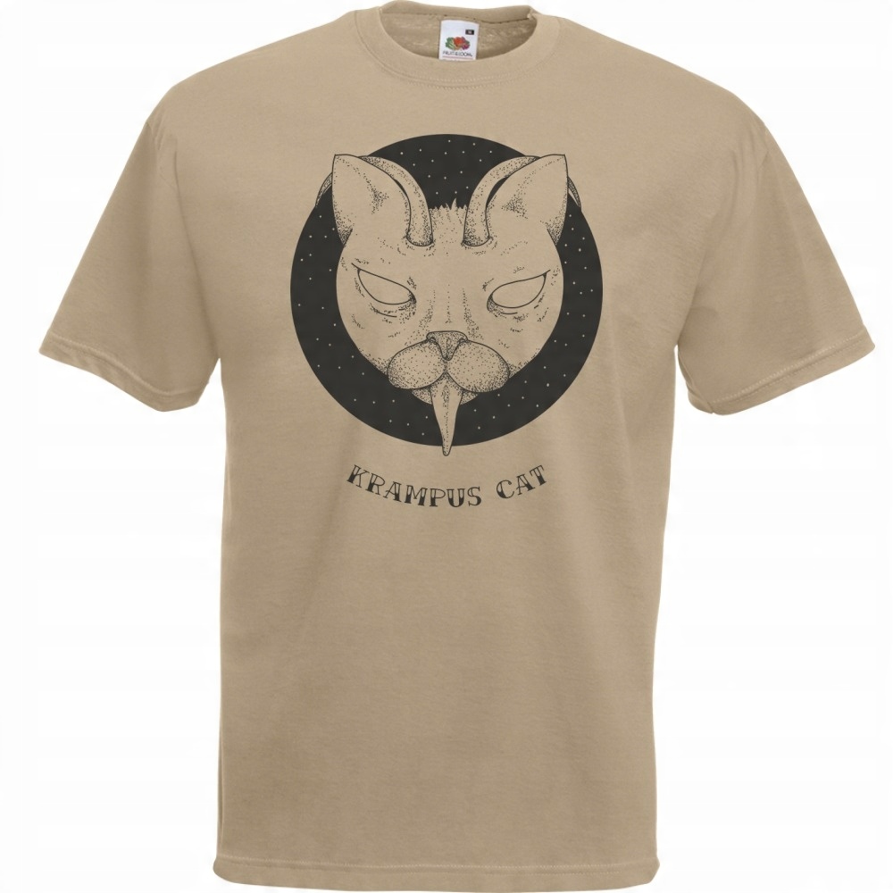 

Koszulka krampus cat kot XL khaki