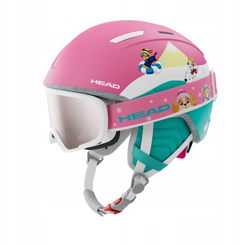 Kask i gogle narciarskie Head Mojo Paw Junior Xxs