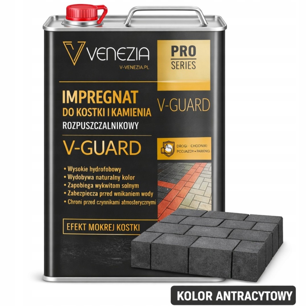 Antracytowy Farba Impregnat Do Kostki Brukowej Ogrodzeń Betonowych I Płyt