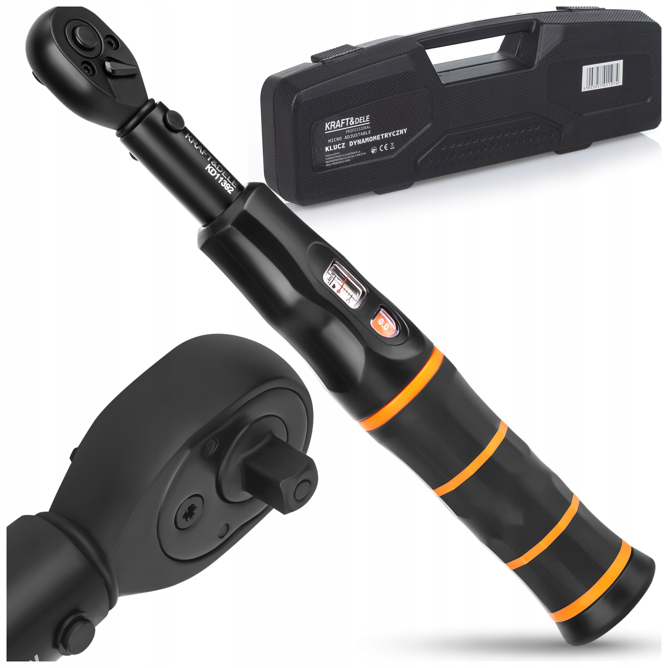 Momentový klíč 1/4'' ráčna s regulací 1-25Nm a aretací