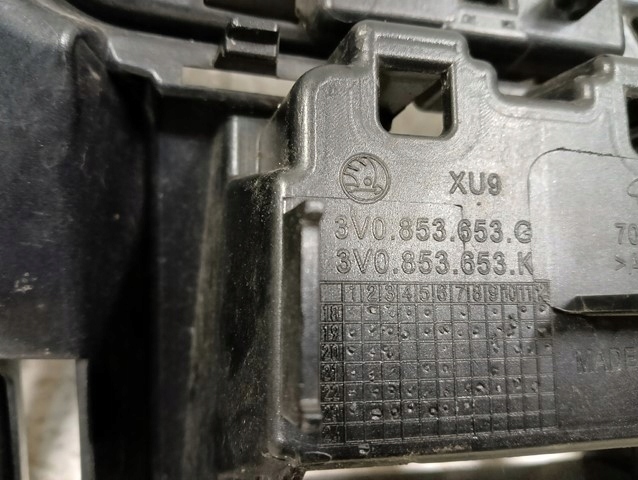 Skoda Superb 3U Kühlergrill FRONTGRILL Kühlergitter 3V0853653GA - Thumbnail 4