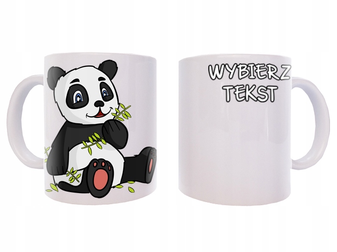 

Kubek Panda Pandy Urocze Z Nadrukiem Prezent+napis