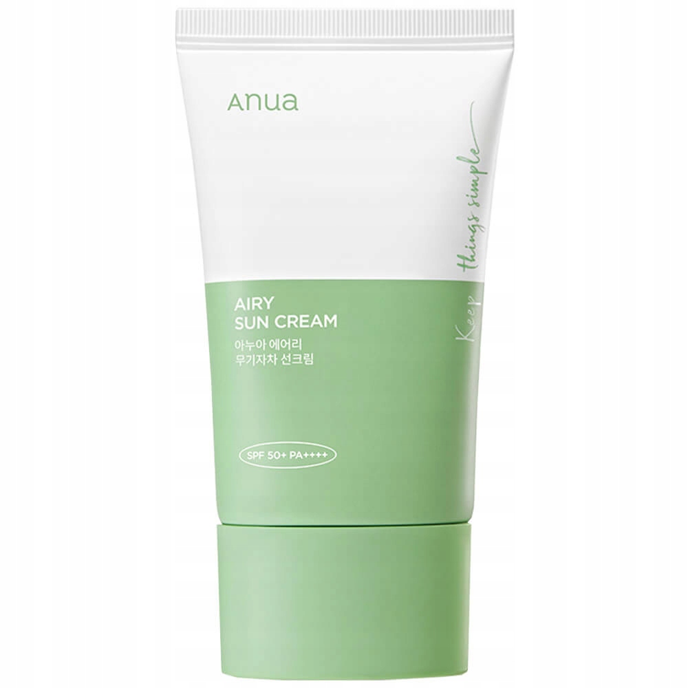 Anua Airy Sun Cream Opalovací Krém Spf 50+ Pa++++ 50 ml