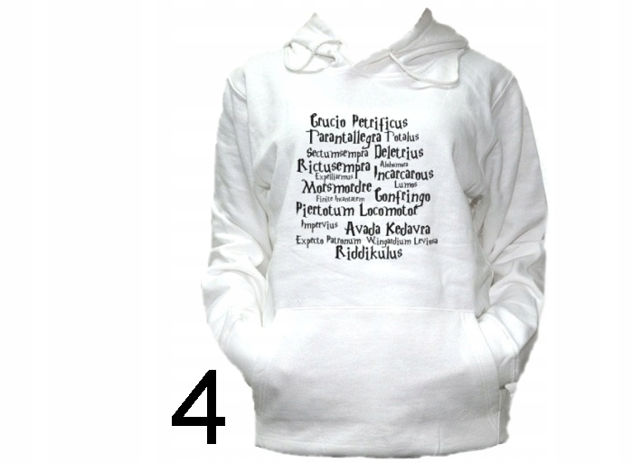 

Bluzy Kaptur Harry Potter Zaklęcia Mugole Wzory