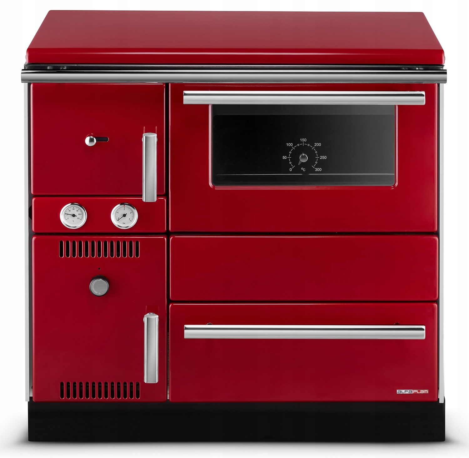 Uhlíková kuchyně s vodním pláštěm Alfa, kotel pravý