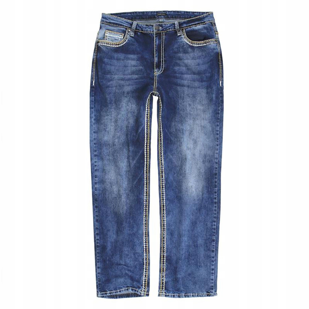 Lavecchia kalhoty pánské LV-503 L:32 nadměrná velikost 48 jeans