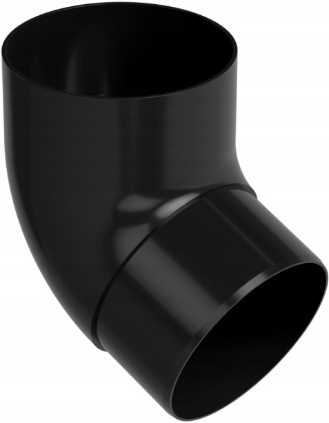 GALECO KOLANKO RURY PVC 100MM 67° CZARNY RAL 9005