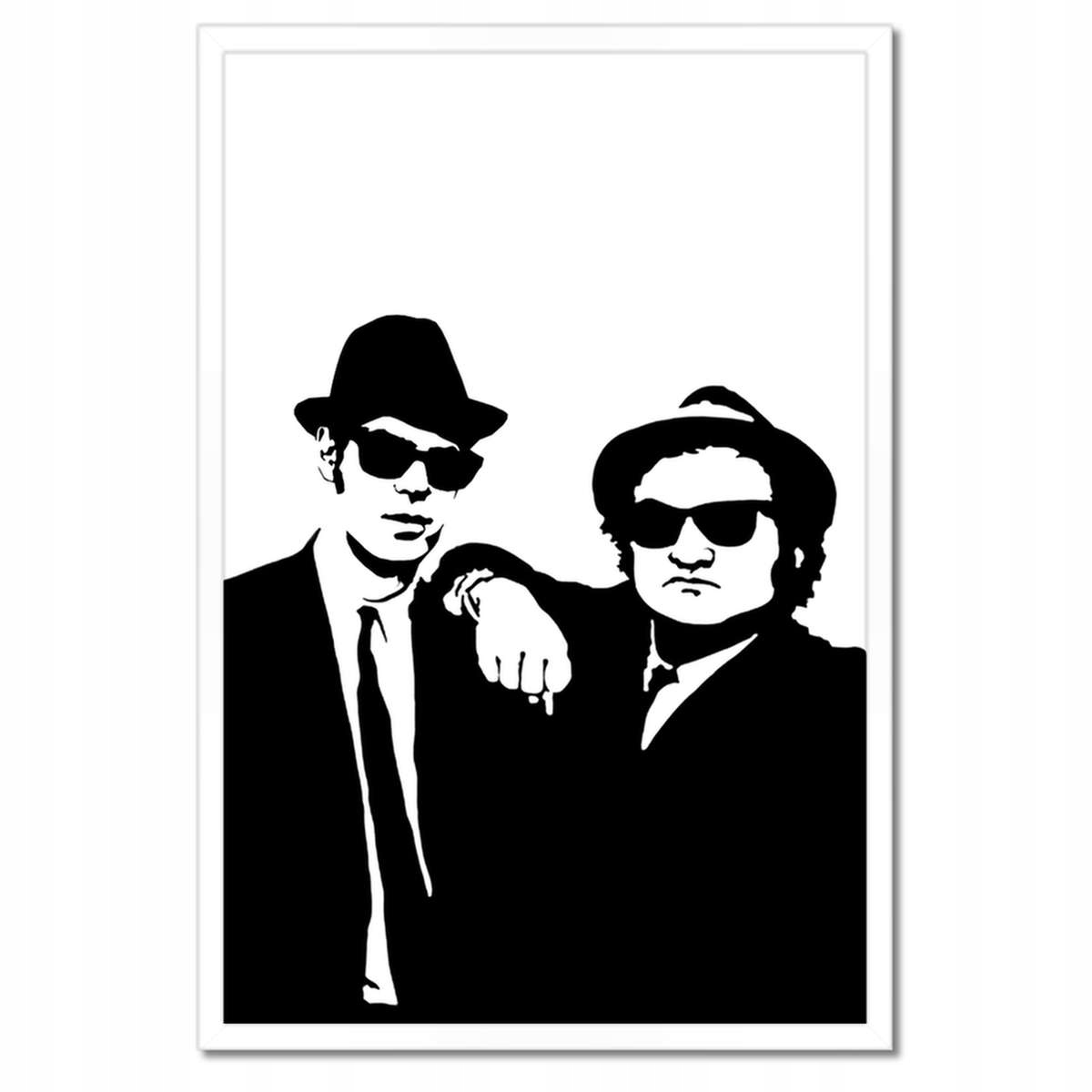 Plakáty v rámu 40x60 Blues Brothers Postavy