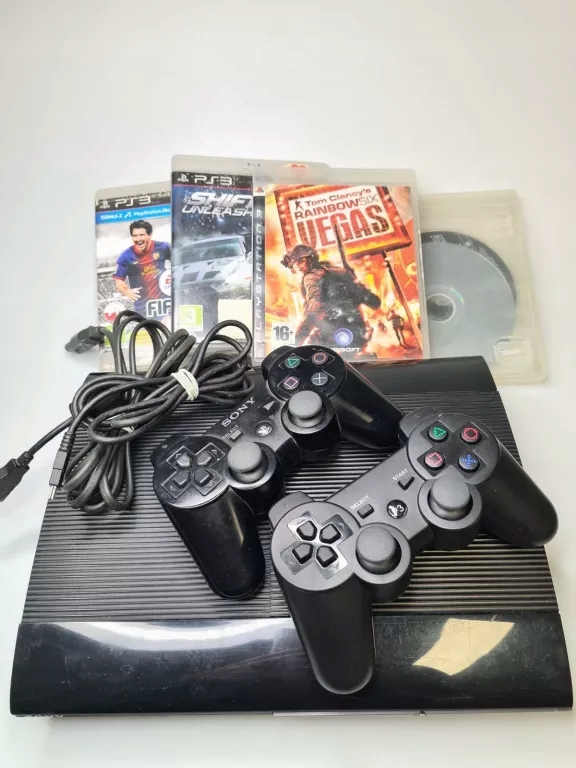 KONSOLA PS3 SONY CECH-4204A ZESTAW.