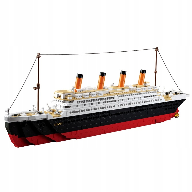 

Klocki Model Titanic Duży Statek Sluban
