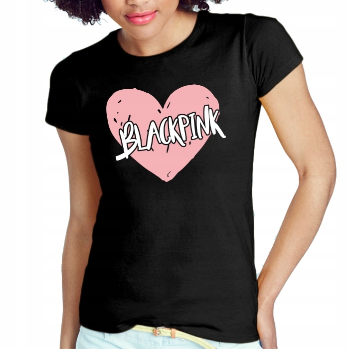 

Koszulka Damska Black Pink Lisa Rose Jennie -XL