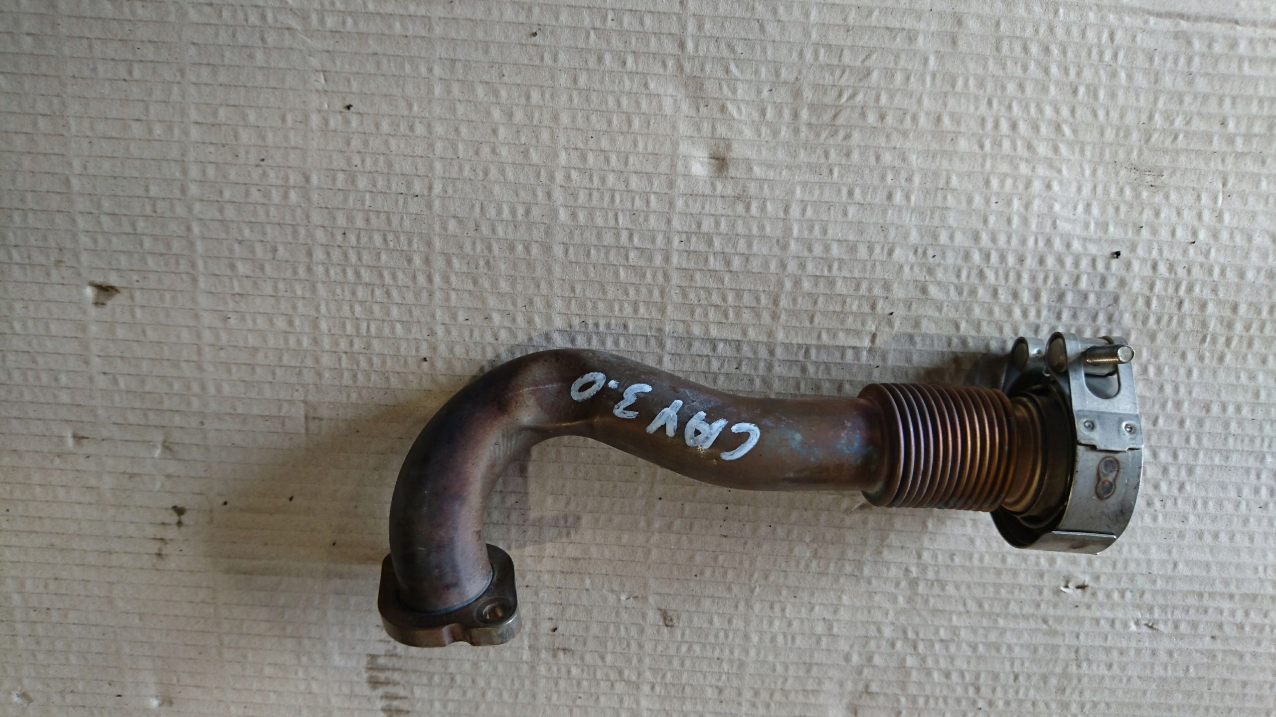 rurka rura przewód spalin EGR Cayenne II 7P Touareg 3.0 TDi CRC