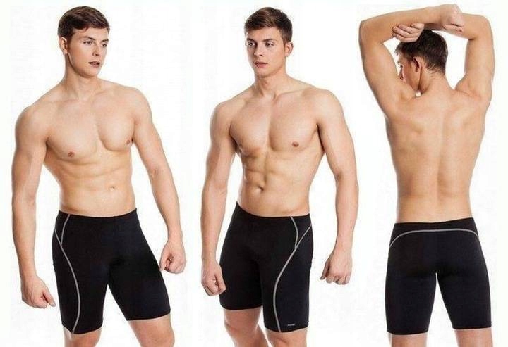 Kąpielówki Spodenki pływackie AQUA SPEED Męskie LONG na basen