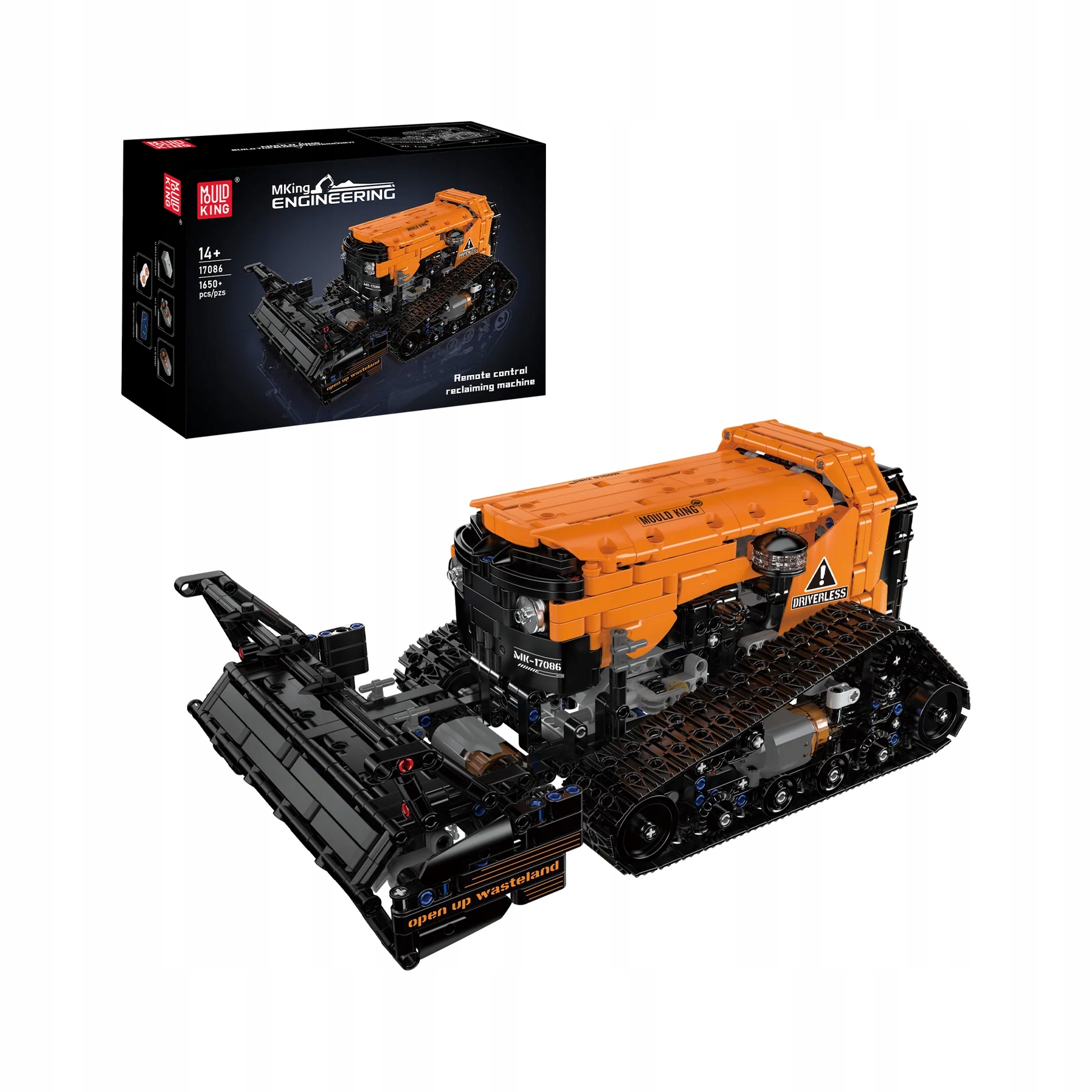 Klocki Zdalnie Sterowana Frezarka Budowlana Mould King 17086 Rc 1650 el.