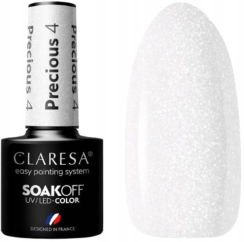 LAKIER HYBRYDOWY PRECIOUS PS4 CLARESA Ślubna biel