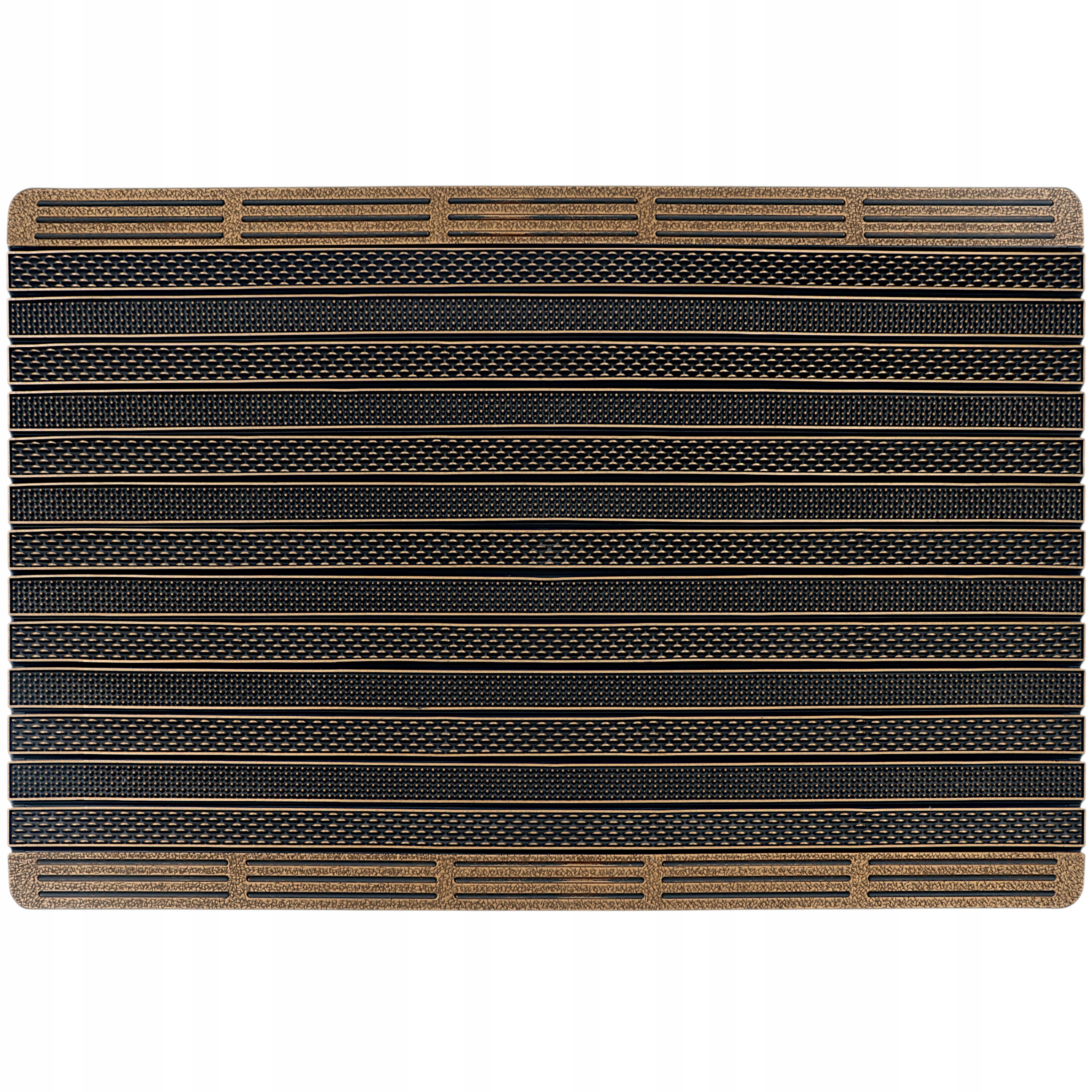 Rohožka Premium Pod Dvere Vonkajší 60x90 Veľký Gumový Na Topánky Hnedý