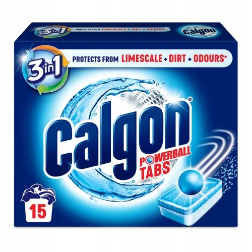 

Calgon Tabletki Odkamieniające do Pralki 3w1 15szt