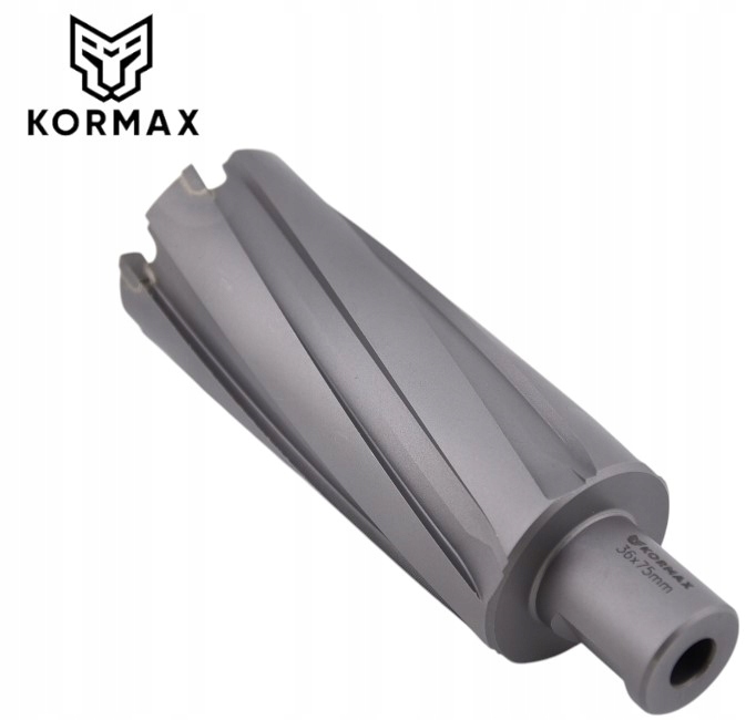 Trepanační fréza s karbidem 38 x 75 mm vrták 38 x 75 Weldon Kormax
