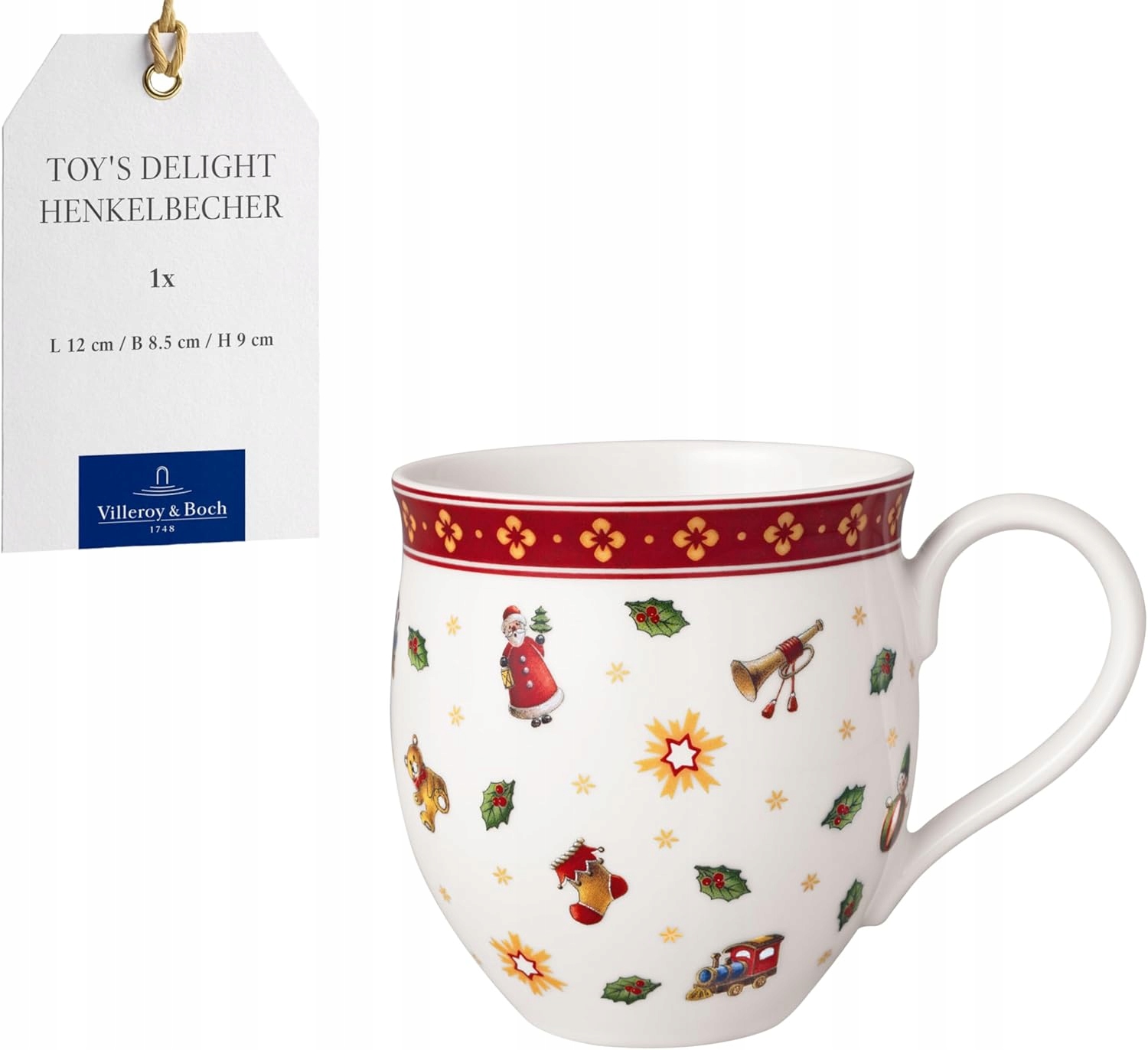 Vánoční Porcelánový Hrnek S Uchem Na Horké Nápoje