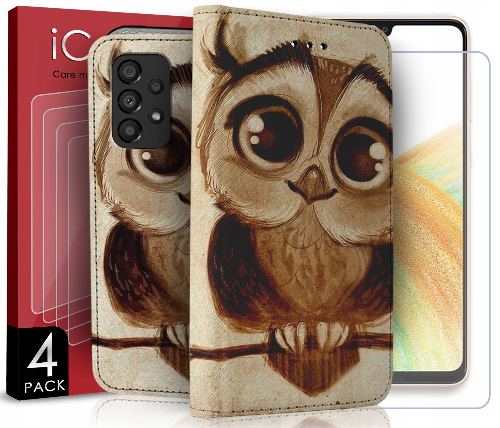 

Etui Do Samsung Galaxy A33 5G Szkło 4x
