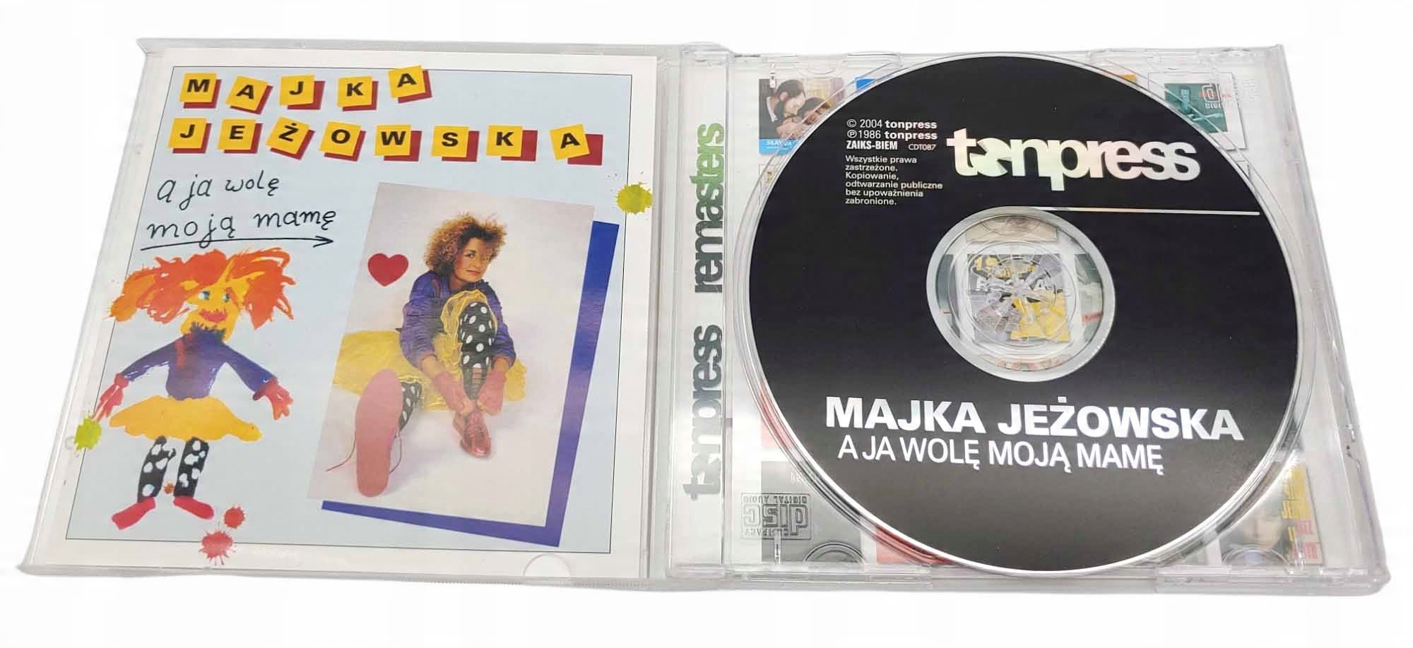 

Majka Jeżowska A Ja Wolę Moją Mamę Tonpress cd