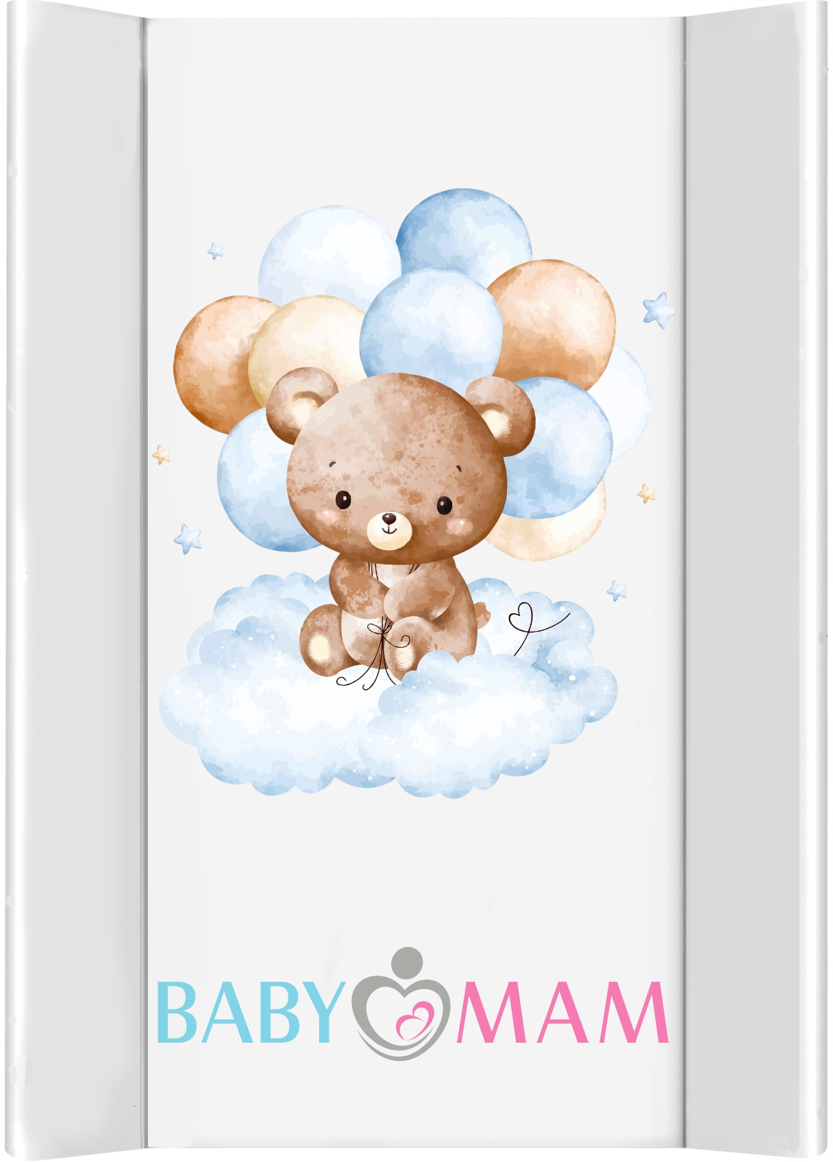 PRZEWIJAK NA ŁÓŻECZKO KOMODĘ USZTYWNIONY 70x50 cm BABYMAM