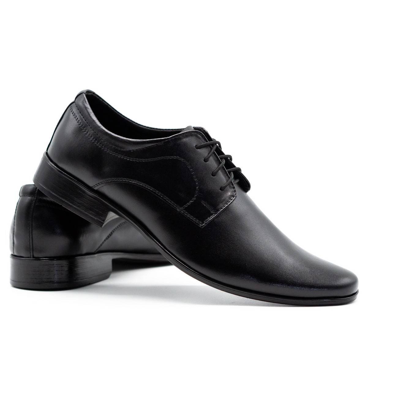 Buty męskie wizytowe 108 czarne 46 Rozmiar 46