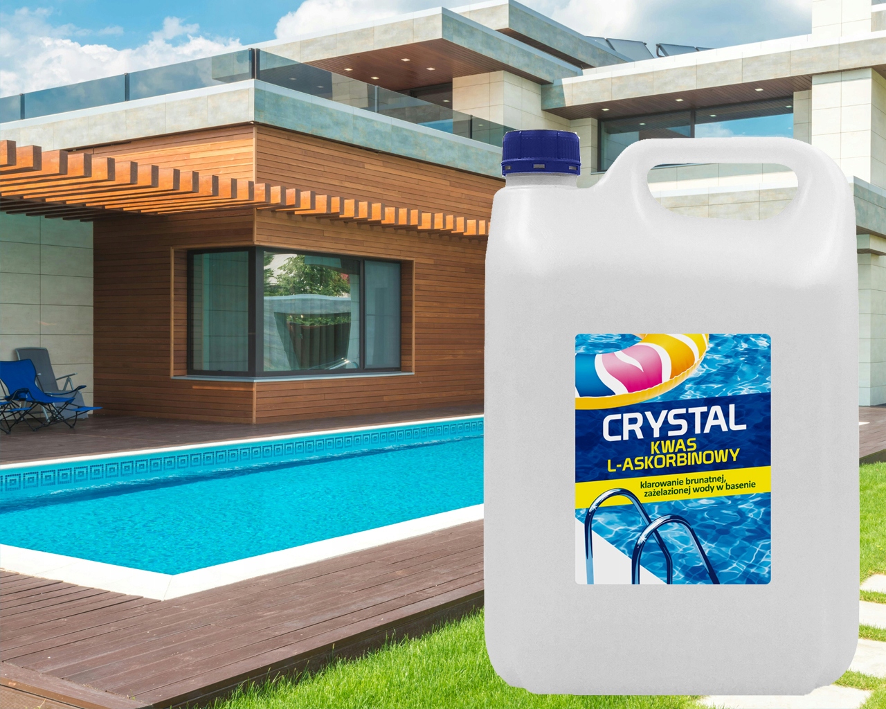 GAMIX KWAS WITAMINA C BRUNATNA WODA ŻELAZO BASEN Marka Gamix