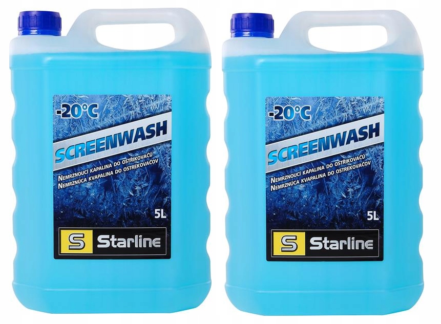 STARLINE ZIMOWY PŁYN DO SPRYSKIWACZY 5L -20C x2