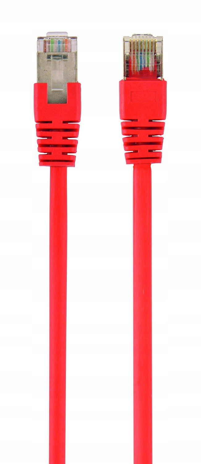

Kabel sieciowy Lan RJ-45 Ftp kat.5e czerwony 1m