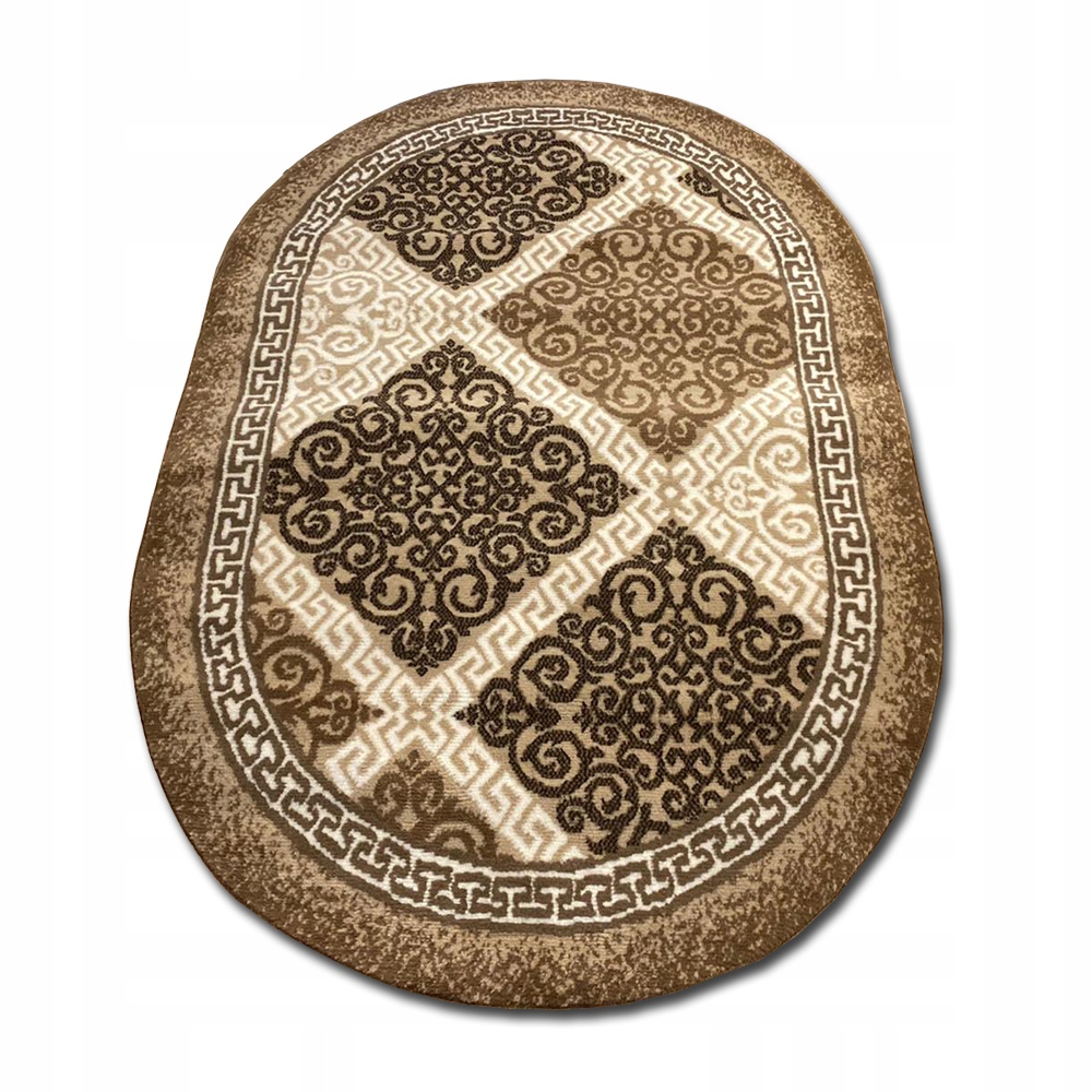 Oválný Měkký Koberec 120x170 Stylový Bcf MIX Vzorů